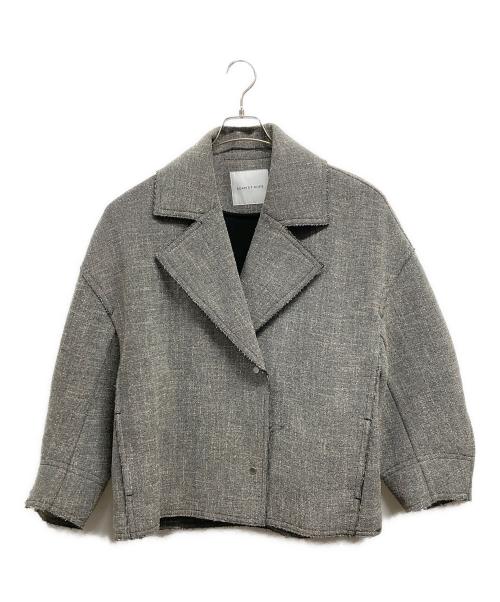 Adam et Rope（アダム エ ロペ）Adam et Rope (アダム エ ロペ) ボンディングオーバージャケット グレー サイズ:FREEの古着・服飾アイテム