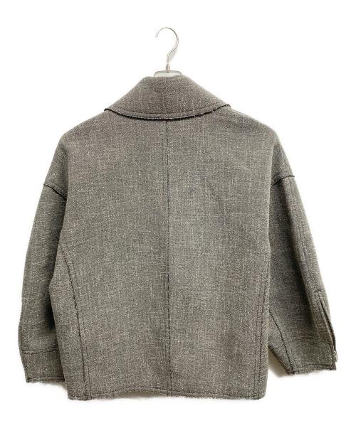 Adam et Rope（アダム エ ロペ）Adam et Rope (アダム エ ロペ) ボンディングオーバージャケット グレー サイズ:FREEの古着・服飾アイテム