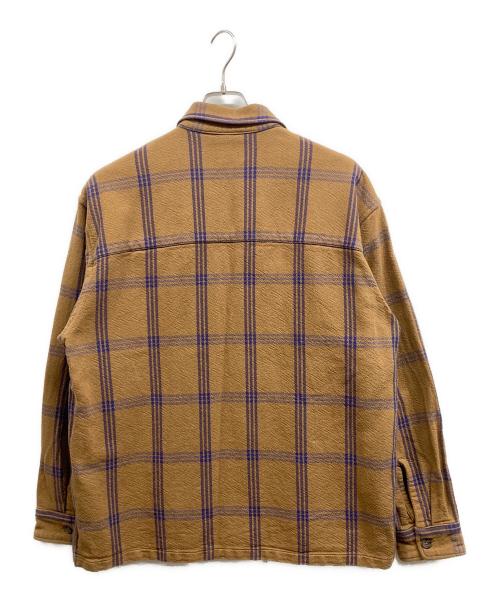 ALASKAN（アラスカン）ALASKAN (アラスカン) チェックシャツ ブラウン サイズ:Lの古着・服飾アイテム