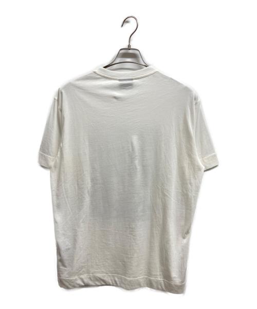 EMPORIO ARMANI（エンポリオ アルマーニ）EMPORIO ARMANI (エンポリオ アルマーニ) 刺繍Tシャツ ホワイト サイズ:XLの古着・服飾アイテム