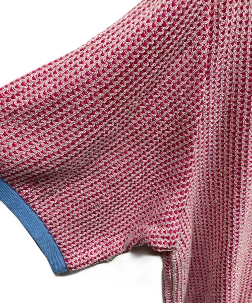 gim context（ジムコンテキスト）gim context (ジムコンテキスト) Honeycomb Open Collar Shirts ピンク サイズ:Mの古着・服飾アイテム