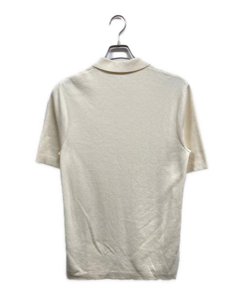 FRED PERRY（フレッドペリー）FRED PERRY (フレッドペリー) Button Through Short Sleeve Polo Shirt アイボリー サイズ:Mの古着・服飾アイテム