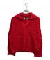 MAISON SPECIAL（メゾンスペシャル）の古着「Prime-Over Seersucker-Like Skipper Knit Pullover」｜レッド