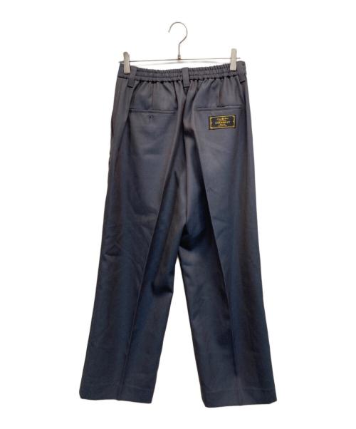 MAISON SPECIAL（メゾンスペシャル）MAISON SPECIAL (メゾンスペシャル) 4 Colors Chambray Washable Wool Prime-Wide One Tuck Wide Pants ネイビー サイズ:1の古着・服飾アイテム