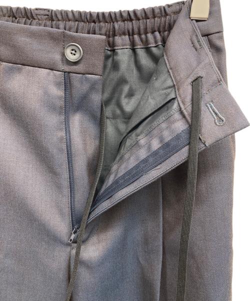 MAISON SPECIAL（メゾンスペシャル）MAISON SPECIAL (メゾンスペシャル) 4 Colors Chambray Washable Wool Prime-Wide One Tuck Wide Pants ネイビー サイズ:1の古着・服飾アイテム