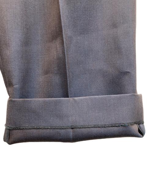 MAISON SPECIAL（メゾンスペシャル）MAISON SPECIAL (メゾンスペシャル) 4 Colors Chambray Washable Wool Prime-Wide One Tuck Wide Pants ネイビー サイズ:1の古着・服飾アイテム