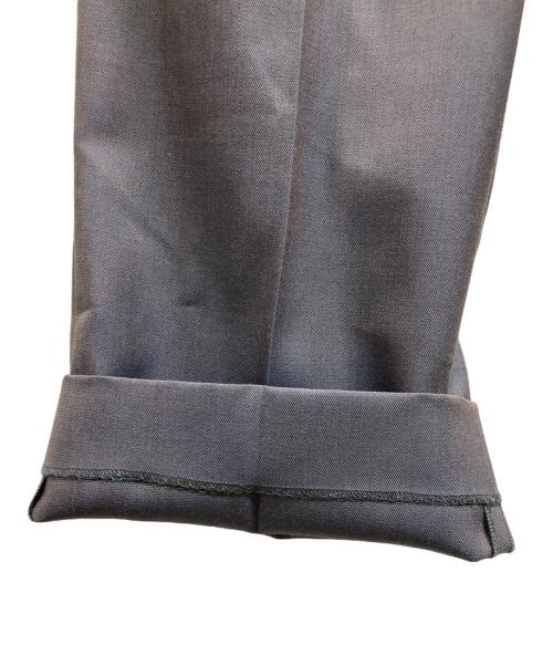 MAISON SPECIAL（メゾンスペシャル）MAISON SPECIAL (メゾンスペシャル) 4 Colors Chambray Washable Wool Prime-Wide One Tuck Wide Pants ネイビー サイズ:1の古着・服飾アイテム