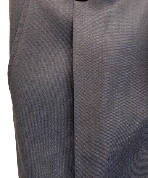 MAISON SPECIAL（メゾンスペシャル）MAISON SPECIAL (メゾンスペシャル) 4 Colors Chambray Washable Wool Prime-Wide One Tuck Wide Pants ネイビー サイズ:1の古着・服飾アイテム