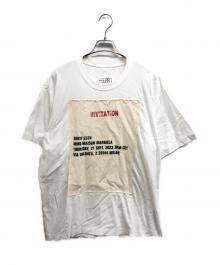 MM6 Maison Margiela（エムエムシックスメゾンマルジェラ）の古着「INVITATION Tシャツ」｜ホワイト