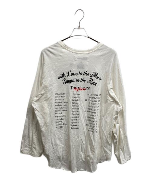 DAIRIKU（ダイリク）DAIRIKU (ダイリク) “Tour“ Big Raglan Tee ホワイト サイズ:Mの古着・服飾アイテム