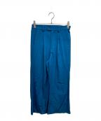 glambグラム）の古着「Flare Wide Slacks」｜ブルー