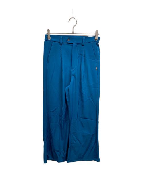 glamb（グラム）glamb (グラム) Flare Wide Slacks ブルー サイズ:Mの古着・服飾アイテム