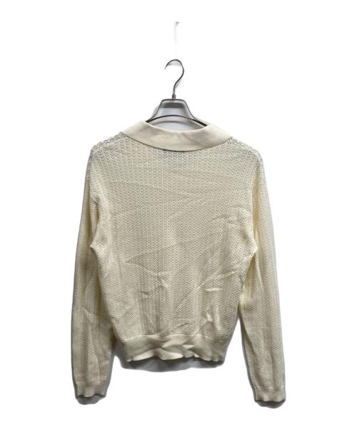 DELUXE（デラックス）Deluxe (デラックス) GATSBYニットポロシャツ アイボリー サイズ:Mの古着・服飾アイテム
