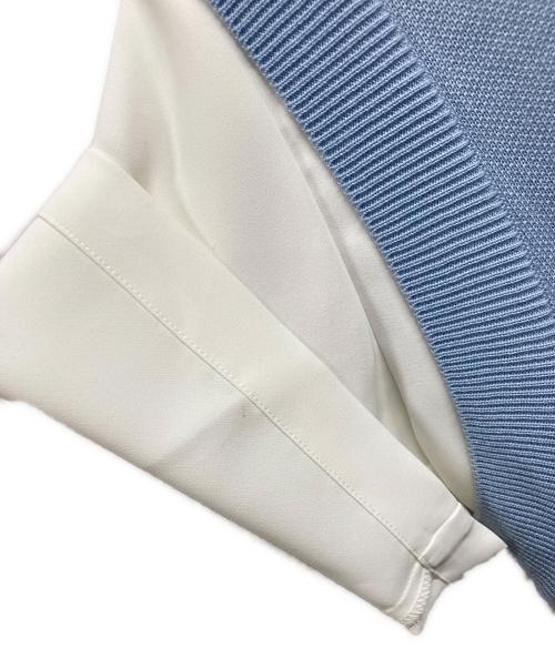 CULLNI（クルニ）CULLNI (クルニ) ニットレイヤードシャツ ブルー サイズ:2の古着・服飾アイテム