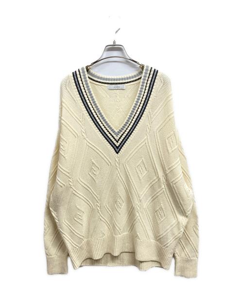 jieda（ジエダ）Jieda (ジエダ) CABLE KNIT ベージュ サイズ:1の古着・服飾アイテム