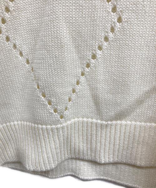 LiNoH（リノー）LiNoH (リノー) Vネックニット ベージュ サイズ:1の古着・服飾アイテム