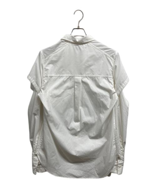 BED J.W. FORD（ベッドフォード）BED J.W. FORD (ベッドフォード) Double-Sleeve Shirts ホワイト サイズ:1の古着・服飾アイテム