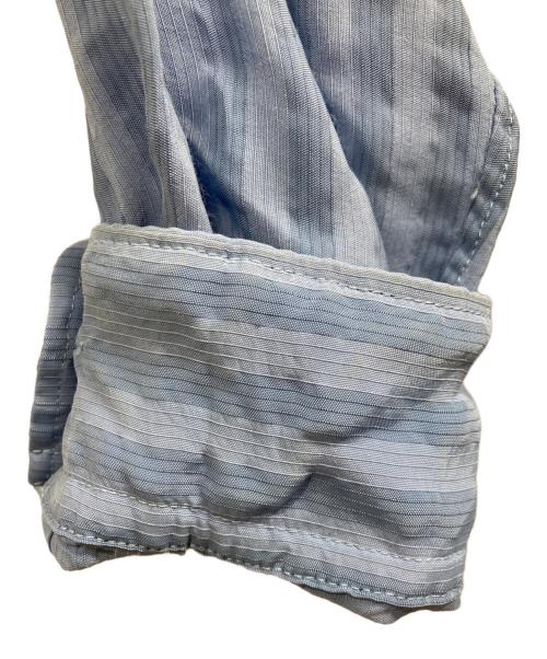 TOGA VIRILIS（トーガ ビリリース）TOGA VIRILIS (トーガ ビリリース) レーヨンフリルシャツ ブルー サイズ:46の古着・服飾アイテム