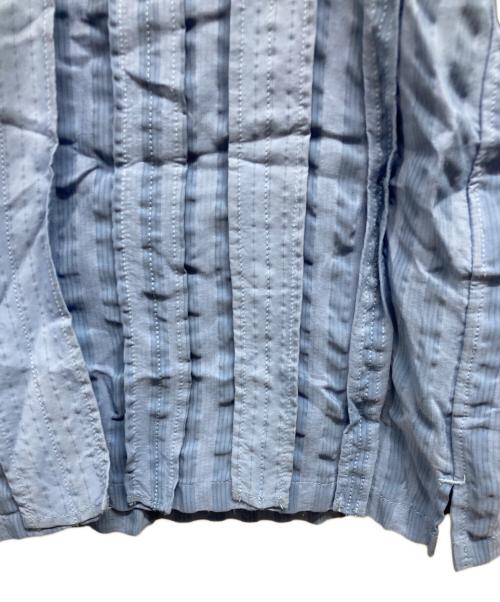 TOGA VIRILIS（トーガ ビリリース）TOGA VIRILIS (トーガ ビリリース) レーヨンフリルシャツ ブルー サイズ:46の古着・服飾アイテム