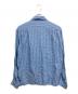 TOGA VIRILIS (トーガ ビリリース) レーヨンフリルシャツ ブルー サイズ:46：10000円