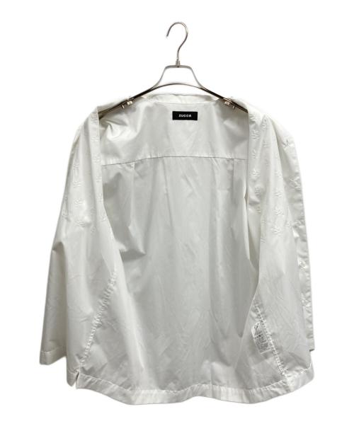 ZUCCA（ズッカ）ZUCCA (ズッカ) オープンカラーシャツ ホワイト サイズ:Mの古着・服飾アイテム