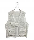 PUBLIC TOKYOパブリックトウキョウ）の古着「エンブロイダリーポケッツジレ」｜ホワイト