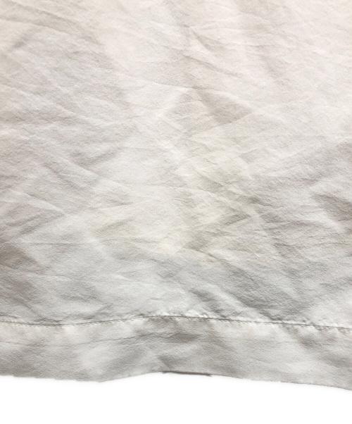 TOMORROW LAND（トゥモローランド）TOMORROW LAND (トゥモローランド) シルク オープンカラー ダブルポケット ロングスリーブシャツ ホワイト サイズ:Sの古着・服飾アイテム