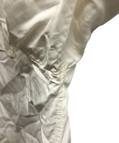 FACTOTUM（ファクトタム）FACTOTUM (ファクトタム) Poplin Square Hem Shirt ホワイト サイズ:46の古着・服飾アイテム
