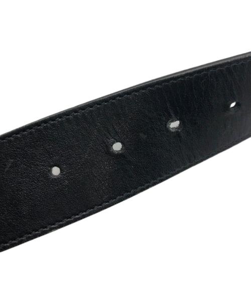 GUCCI（グッチ）GUCCI (グッチ) GGマーモントレザーベルト ブラック サイズ:90・36の古着・服飾アイテム