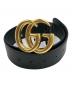 GUCCI（グッチ）の古着「GGマーモントレザーベルト」｜ブラック
