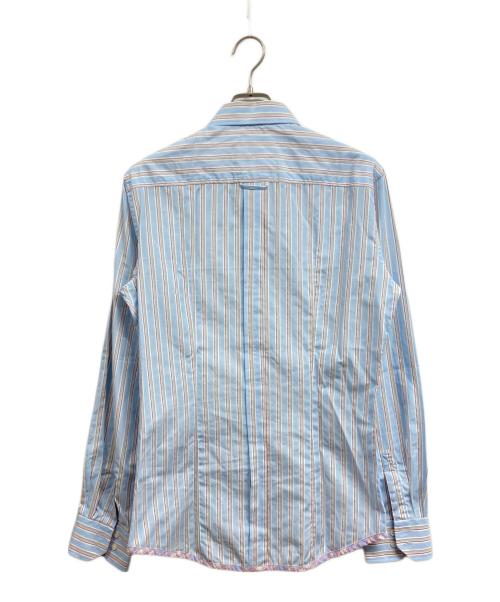 DOLCE & GABBANA（ドルチェ＆ガッバーナ）DOLCE & GABBANA (ドルチェ＆ガッバーナ) ストライプシャツ ブルー サイズ:48の古着・服飾アイテム