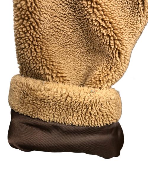 LE CIEL BLEU（ルシェルブルー）LE CIEL BLEU (ルシェルブルー) シアリング ボアフリース ダブルコート ベージュ サイズ:36の古着・服飾アイテム