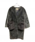 Diagramダイアグラム）の古着「ムートンボアコート」｜グレー