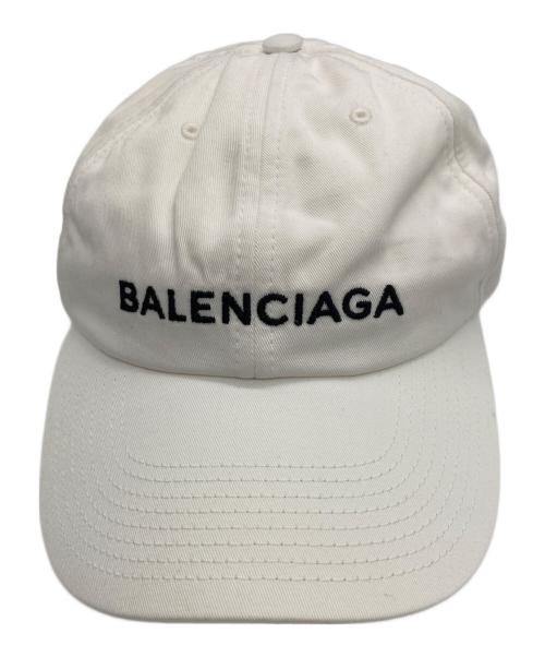 BALENCIAGA（バレンシアガ）BALENCIAGA (バレンシアガ) キャップ ホワイトの古着・服飾アイテム
