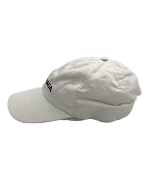 BALENCIAGA（バレンシアガ）BALENCIAGA (バレンシアガ) キャップ ホワイトの古着・服飾アイテム