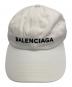 BALENCIAGA (バレンシアガ) キャップ ホワイト：8000円