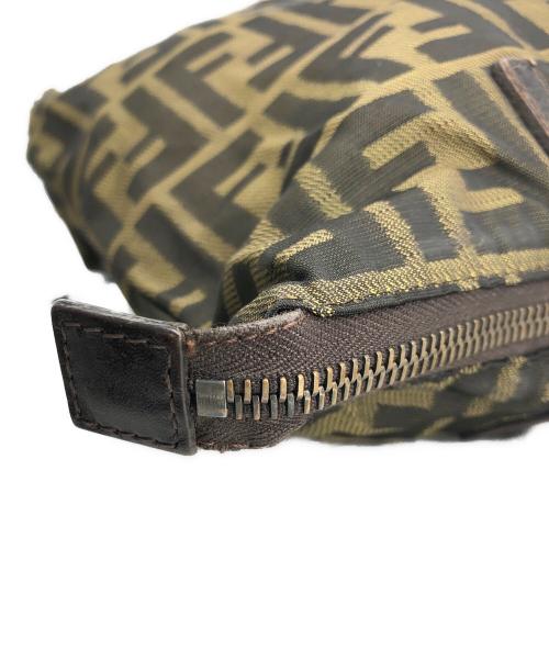 FENDI（フェンディ）FENDI (フェンディ) ズッカ柄ハンドバッグ ブラウンの古着・服飾アイテム