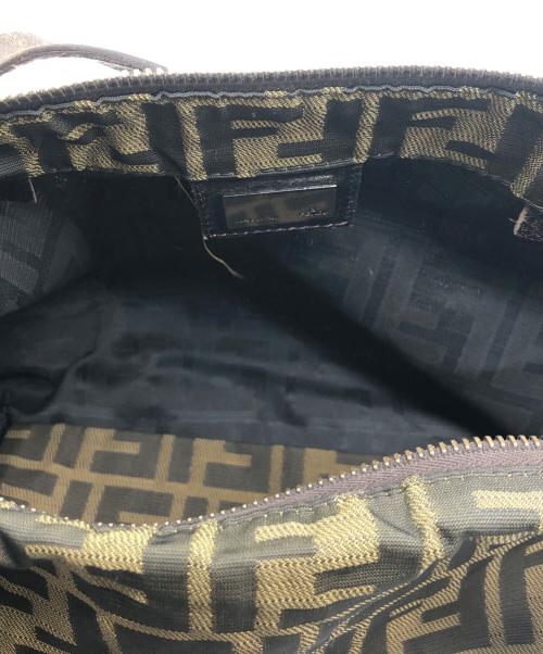 FENDI（フェンディ）FENDI (フェンディ) ズッカ柄ハンドバッグ ブラウンの古着・服飾アイテム