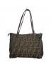 FENDI (フェンディ) ズッカ柄ハンドバッグ ブラウン：15000円