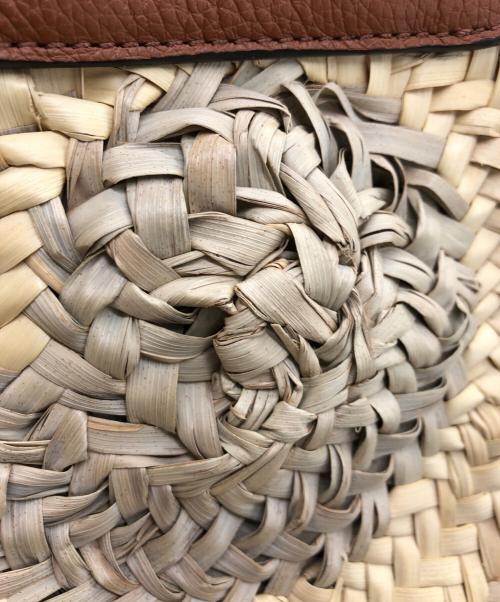 Chloe（クロエ）Chloe (クロエ) マーシーラフィアクロスボディバッグ ブラウンの古着・服飾アイテム