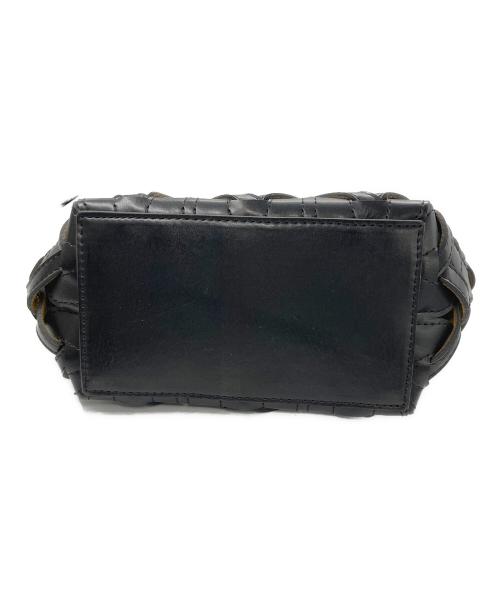 STELLA McCARTNEY（ステラマッカートニー）STELLA McCARTNEY (ステラマッカートニー) mini Wovenチェーンハンドルバッグ ブラックの古着・服飾アイテム