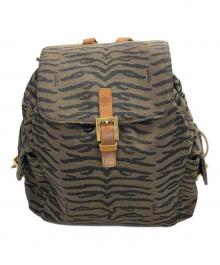 FENDI（フェンディ）の古着「ゼブラ柄バックパック」｜ブラウン