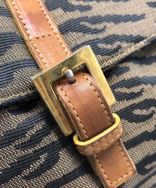 FENDI（フェンディ）FENDI (フェンディ) ゼブラ柄バックパック ブラウンの古着・服飾アイテム