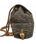 中古・古着 FENDI (フェンディ) ゼブラ柄バックパック ブラウン：18000円