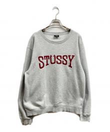stussy（ステューシー）の古着「LOGO CREW SWEAT」｜グレー