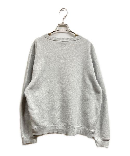 stussy（ステューシー）stussy (ステューシー) LOGO CREW SWEAT グレー サイズ:Lの古着・服飾アイテム