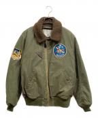 AVIREXアヴィレックス）の古着「B-15A コマーシャル フライトジャケット」｜カーキ