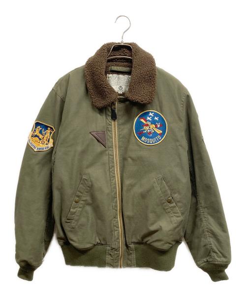 AVIREX（アヴィレックス）AVIREX (アヴィレックス) B-15A コマーシャル フライトジャケット カーキ サイズ:2XLの古着・服飾アイテム