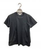COMME des GARCONS COMME des GARCONSコムデギャルソン コムデギャルソン）の古着「半袖カットソー」｜ブラック