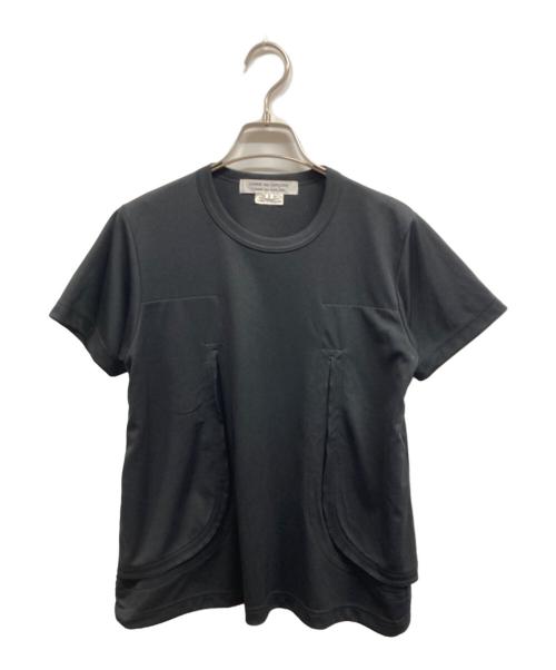 COMME des GARCONS COMME des GARCONS（コムデギャルソン コムデギャルソン）COMME des GARCONS COMME des GARCONS (コムデギャルソン コムデギャルソン) 半袖カットソー ブラック サイズ:Ｓの古着・服飾アイテム